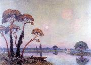 unknow artist, Fishermen by the Banks of the Loire